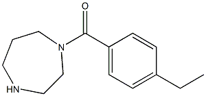 1-[(4-ethylphenyl)carbonyl]-1,4-diazepane 구조식 이미지