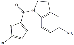 1-[(5-bromothiophen-2-yl)carbonyl]-2,3-dihydro-1H-indol-5-amine Structure