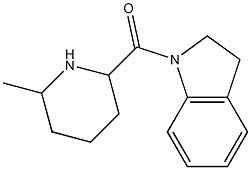 1-[(6-methylpiperidin-2-yl)carbonyl]indoline Structure