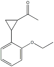 1-[2-(2-ethoxyphenyl)cyclopropyl]ethan-1-one 구조식 이미지