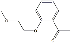 1-[2-(2-methoxyethoxy)phenyl]ethanone Structure