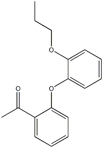 1-[2-(2-propoxyphenoxy)phenyl]ethan-1-one Structure