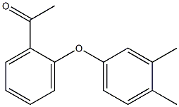 1-[2-(3,4-dimethylphenoxy)phenyl]ethan-1-one 구조식 이미지