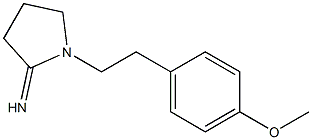 1-[2-(4-methoxyphenyl)ethyl]pyrrolidin-2-imine 구조식 이미지