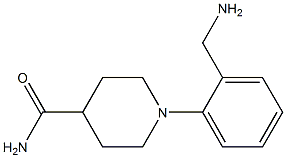 1-[2-(aminomethyl)phenyl]piperidine-4-carboxamide 구조식 이미지