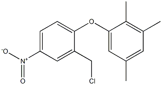 1-[2-(chloromethyl)-4-nitrophenoxy]-2,3,5-trimethylbenzene Structure