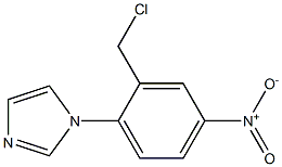 1-[2-(chloromethyl)-4-nitrophenyl]-1H-imidazole Structure