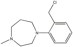 1-[2-(chloromethyl)phenyl]-4-methyl-1,4-diazepane 구조식 이미지