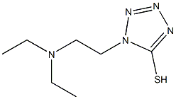 1-[2-(diethylamino)ethyl]-1H-1,2,3,4-tetrazole-5-thiol 구조식 이미지