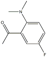 1-[2-(dimethylamino)-5-fluorophenyl]ethan-1-one 구조식 이미지