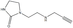 1-[2-(prop-2-yn-1-ylamino)ethyl]imidazolidin-2-one 구조식 이미지