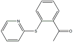 1-[2-(pyridin-2-ylsulfanyl)phenyl]ethan-1-one 구조식 이미지