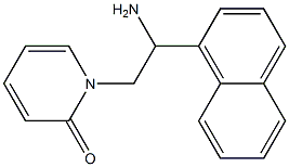 1-[2-amino-2-(1-naphthyl)ethyl]pyridin-2(1H)-one 구조식 이미지