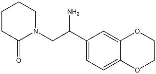 1-[2-amino-2-(2,3-dihydro-1,4-benzodioxin-6-yl)ethyl]piperidin-2-one Structure