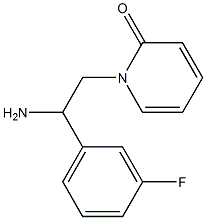 1-[2-amino-2-(3-fluorophenyl)ethyl]-1,2-dihydropyridin-2-one 구조식 이미지