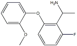 1-[2-fluoro-6-(2-methoxyphenoxy)phenyl]ethan-1-amine Structure