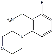 1-[2-fluoro-6-(morpholin-4-yl)phenyl]ethan-1-amine Structure