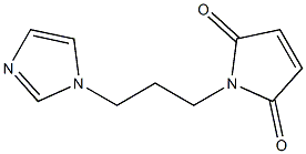 1-[3-(1H-imidazol-1-yl)propyl]-2,5-dihydro-1H-pyrrole-2,5-dione 구조식 이미지