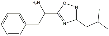 1-[3-(2-methylpropyl)-1,2,4-oxadiazol-5-yl]-2-phenylethan-1-amine Structure