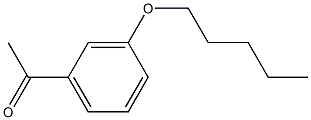 1-[3-(pentyloxy)phenyl]ethan-1-one Structure