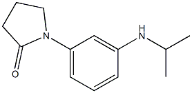 1-[3-(propan-2-ylamino)phenyl]pyrrolidin-2-one Structure