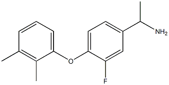 1-[4-(2,3-dimethylphenoxy)-3-fluorophenyl]ethan-1-amine 구조식 이미지