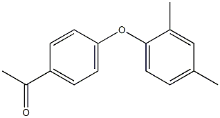 1-[4-(2,4-dimethylphenoxy)phenyl]ethan-1-one 구조식 이미지