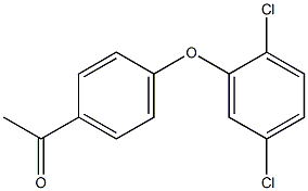 1-[4-(2,5-dichlorophenoxy)phenyl]ethan-1-one Structure
