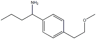 1-[4-(2-methoxyethyl)phenyl]butan-1-amine 구조식 이미지