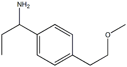 1-[4-(2-methoxyethyl)phenyl]propan-1-amine 구조식 이미지