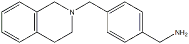 1-[4-(3,4-dihydroisoquinolin-2(1H)-ylmethyl)phenyl]methanamine Structure