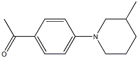 1-[4-(3-methylpiperidin-1-yl)phenyl]ethan-1-one Structure
