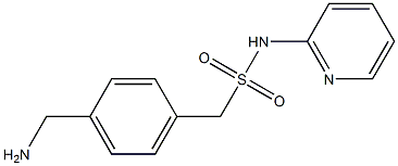 1-[4-(aminomethyl)phenyl]-N-(pyridin-2-yl)methanesulfonamide Structure