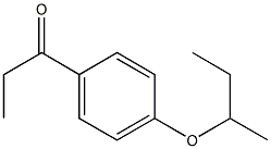1-[4-(butan-2-yloxy)phenyl]propan-1-one Structure