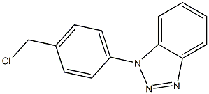 1-[4-(chloromethyl)phenyl]-1H-1,2,3-benzotriazole 구조식 이미지