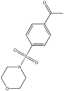 1-[4-(morpholine-4-sulfonyl)phenyl]ethan-1-one Structure