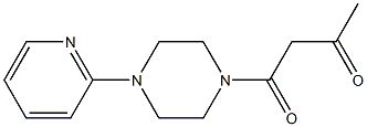 1-[4-(pyridin-2-yl)piperazin-1-yl]butane-1,3-dione 구조식 이미지