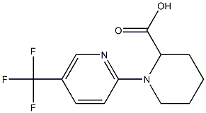 1-[5-(trifluoromethyl)pyridin-2-yl]piperidine-2-carboxylic acid Structure