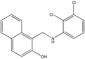 1-{[(2,3-dichlorophenyl)amino]methyl}naphthalen-2-ol Structure