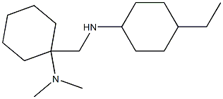 1-{[(4-ethylcyclohexyl)amino]methyl}-N,N-dimethylcyclohexan-1-amine Structure