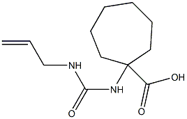 1-{[(allylamino)carbonyl]amino}cycloheptanecarboxylic acid Structure