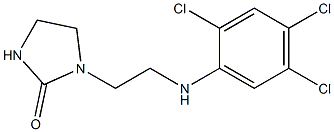 1-{2-[(2,4,5-trichlorophenyl)amino]ethyl}imidazolidin-2-one Structure