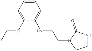 1-{2-[(2-ethoxyphenyl)amino]ethyl}imidazolidin-2-one Structure