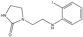 1-{2-[(2-iodophenyl)amino]ethyl}imidazolidin-2-one Structure