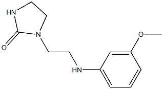 1-{2-[(3-methoxyphenyl)amino]ethyl}imidazolidin-2-one Structure