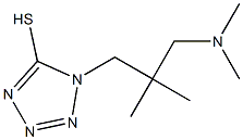 1-{2-[(dimethylamino)methyl]-2-methylpropyl}-1H-1,2,3,4-tetrazole-5-thiol 구조식 이미지