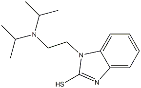 1-{2-[bis(propan-2-yl)amino]ethyl}-1H-1,3-benzodiazole-2-thiol Structure