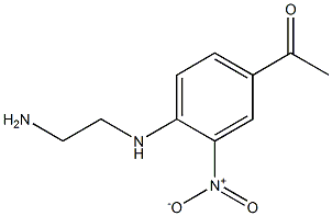 1-{4-[(2-aminoethyl)amino]-3-nitrophenyl}ethanone 구조식 이미지