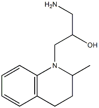 1-amino-3-(2-methyl-1,2,3,4-tetrahydroquinolin-1-yl)propan-2-ol 구조식 이미지
