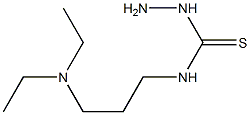 1-amino-3-[3-(diethylamino)propyl]thiourea Structure